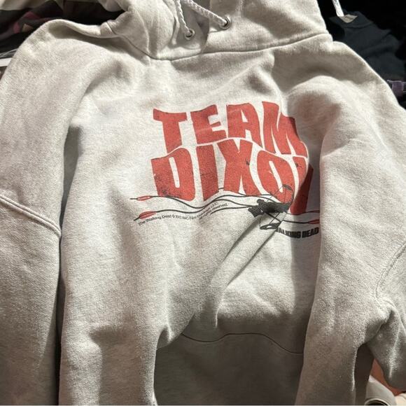 AMC Walking Dead Team Dixon Sweatshirt Hoodie, Unisex Size L, New without Tag - Picture 4 of 4